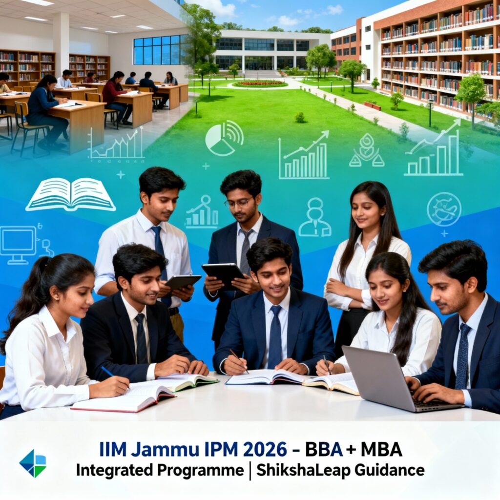 IIM Jammu Direct Admission in BBA + MBA (Integrated Course) 2026 | ShikshaLeap