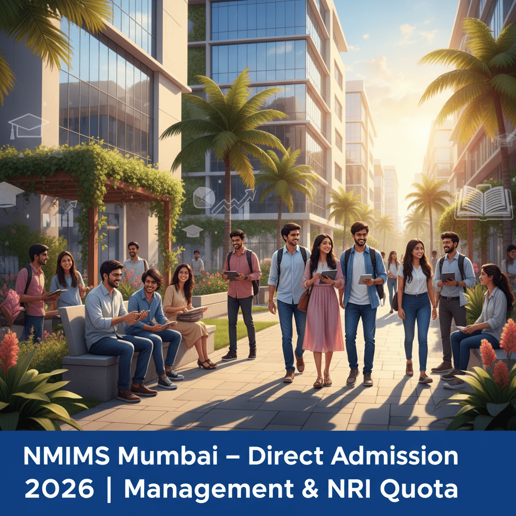 NMIMS Mumbai Direct Admission 2026 through Management and NRI Quota | ShikshaLeap