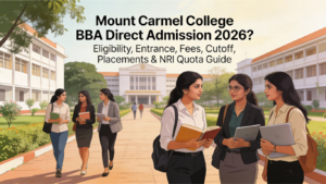 Direct Admission in Mount Carmel College BBA 2026? Eligibility, Fees, Cutoff, Management/NRI Quota