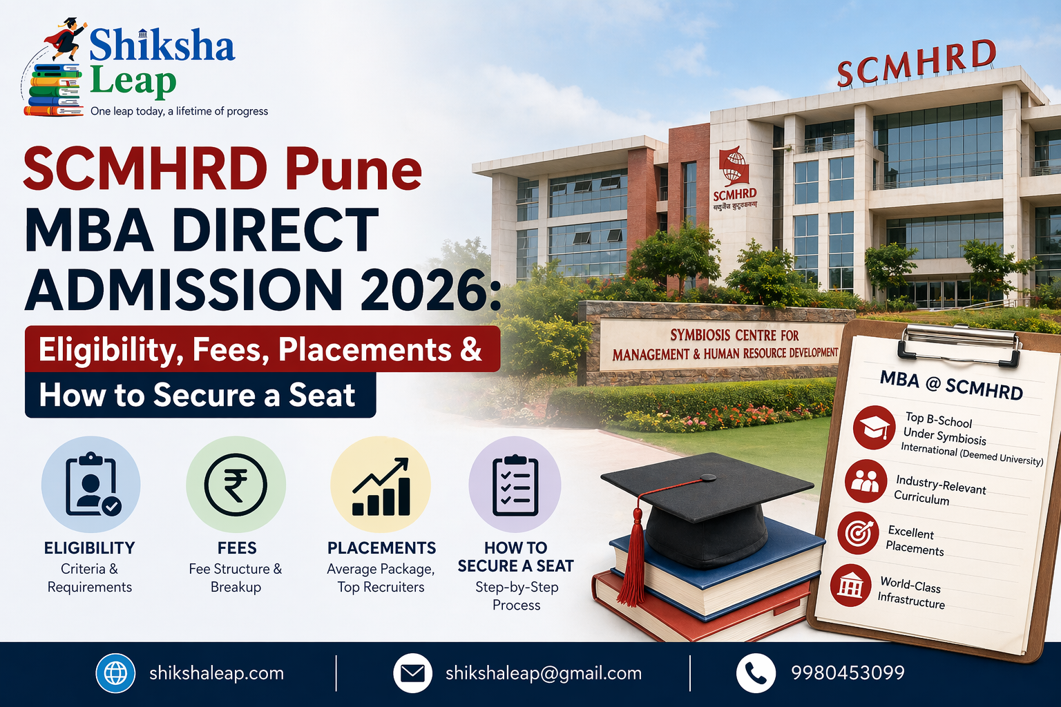 SCMHRD Pune MBA Direct Admission 2026: Eligibility, Fees, Placements & How to Secure a Seat