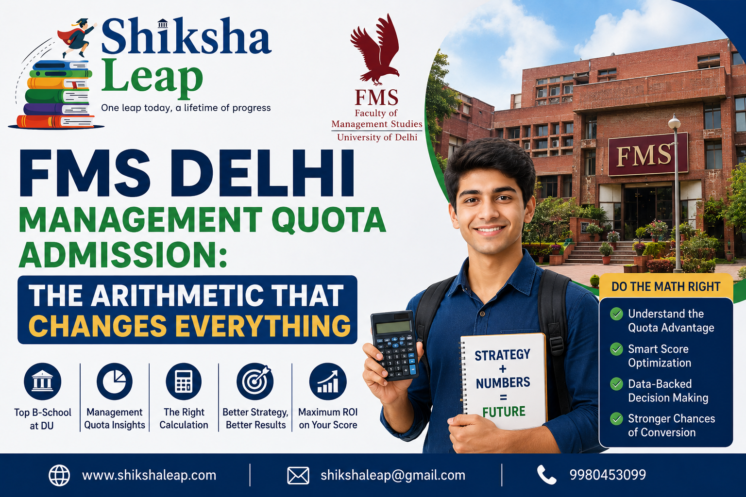 FMS Delhi Management Quota Admission: The Arithmetic That Changes Everything