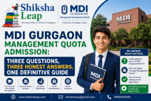 MDI Gurgaon Management Quota Admission: Three Questions, Three Honest Answers, One Definitive Guide