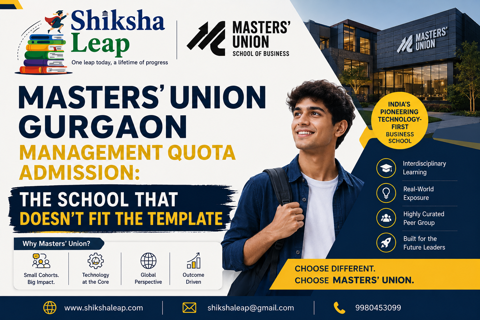 Masters’ Union Gurgaon Management Quota Admission: The School That Doesn’t Fit the Template