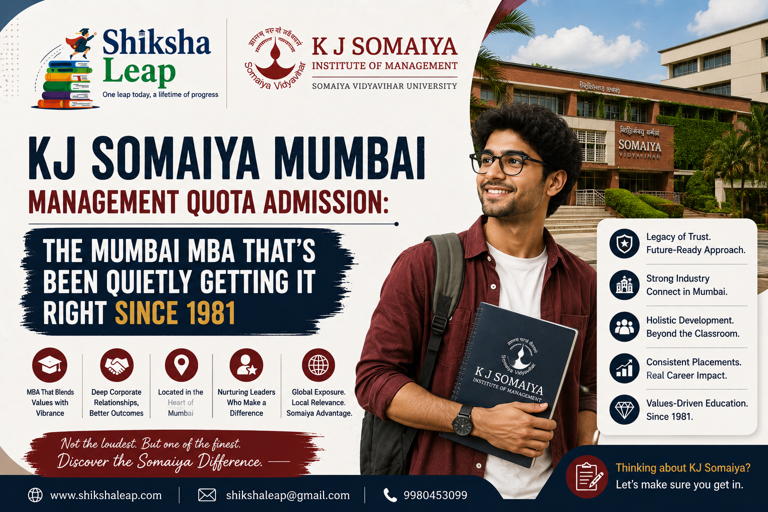 KJ Somaiya Mumbai Management Quota Admission: The Mumbai MBA That’s Been Quietly Getting It Right Since 1981