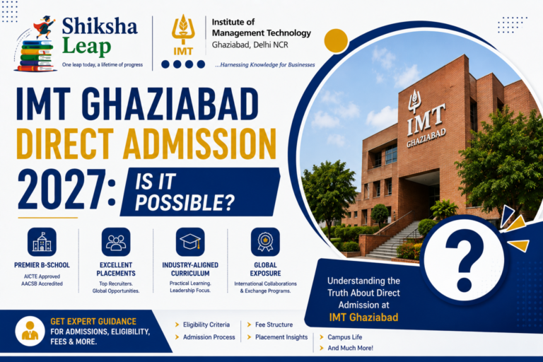 IMT Ghaziabad Direct Admission 2027: Is it possible?