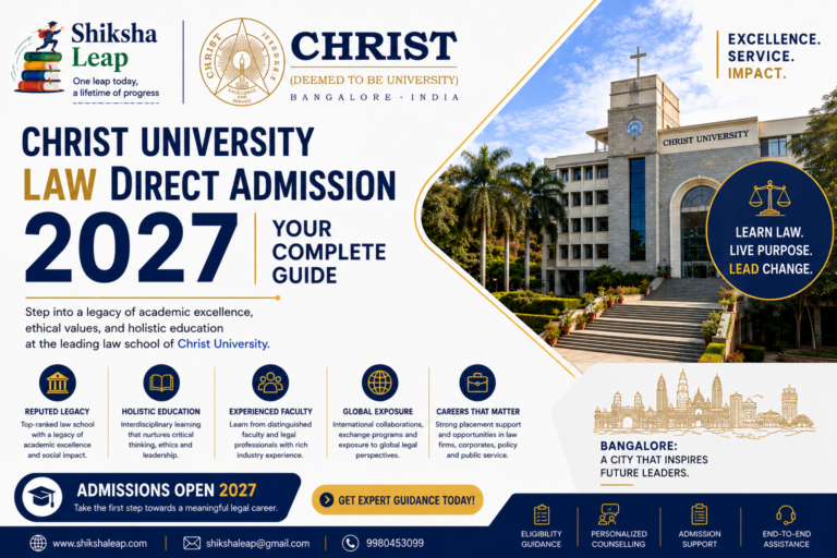 Christ University Law Direct Admission 2027: Your Complete Guide