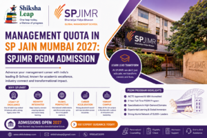Management Quota in SP Jain Mumbai 2027: SPJIMR PGDM Admission