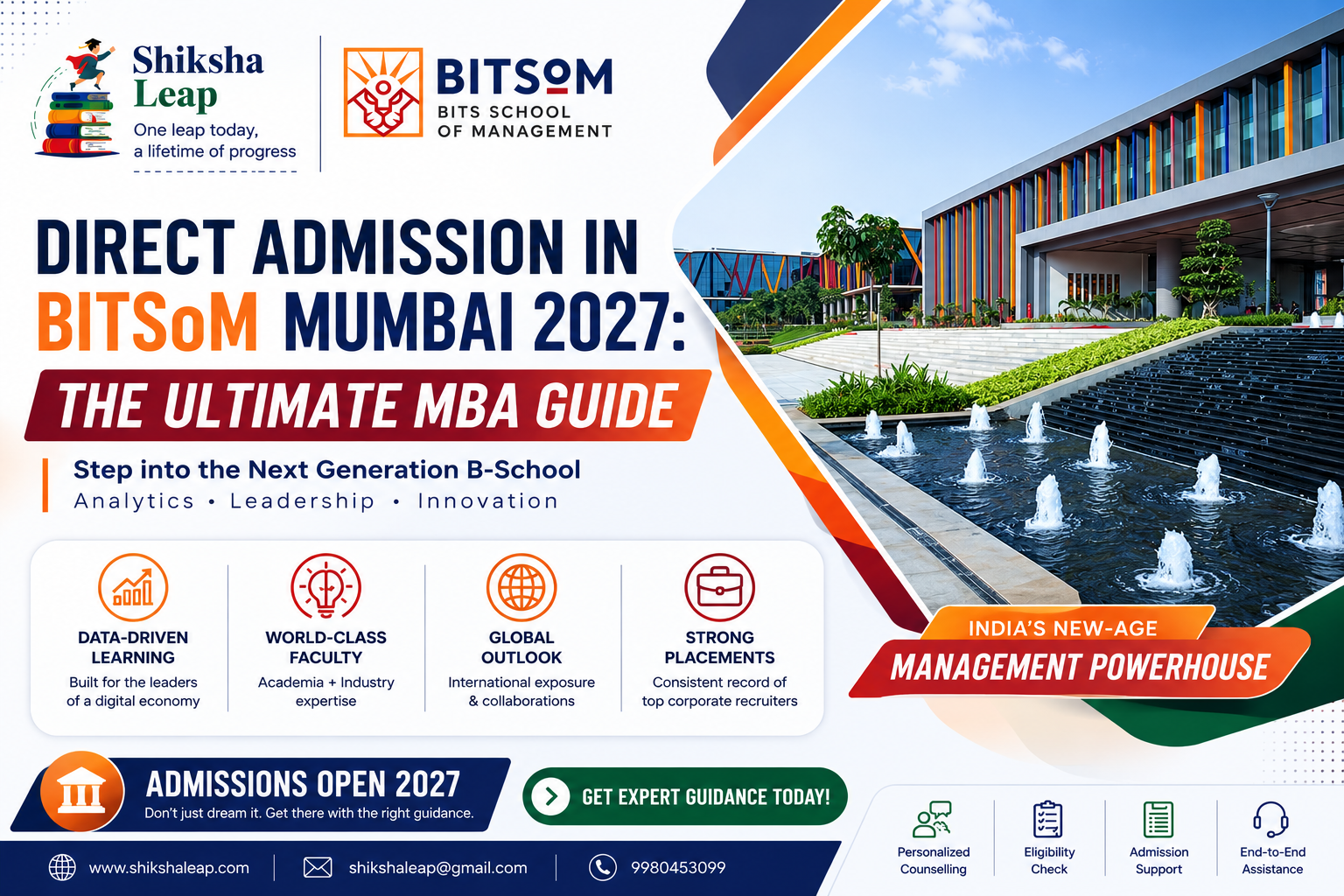 Direct Admission in BITSoM Mumbai 2027: The Ultimate MBA Guide