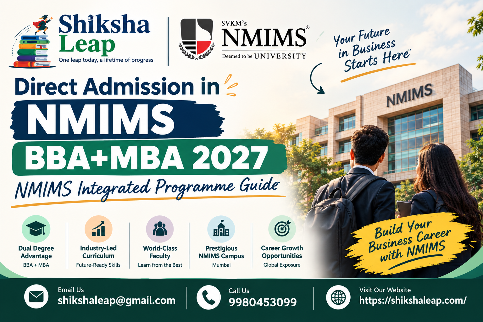 Direct Admission in NMIMS BBA MBA 2027: NMIMS Integrated Programme Guide