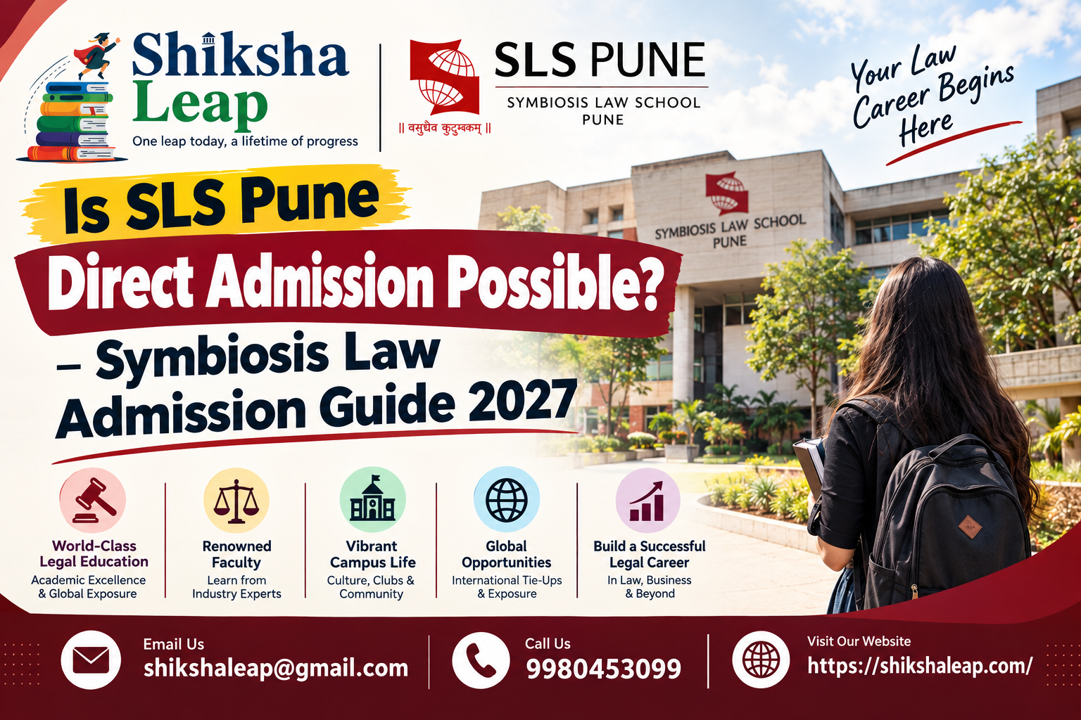 Is SLS Pune Direct Admission Possible? – Symbiosis Law Admission Guide 2027