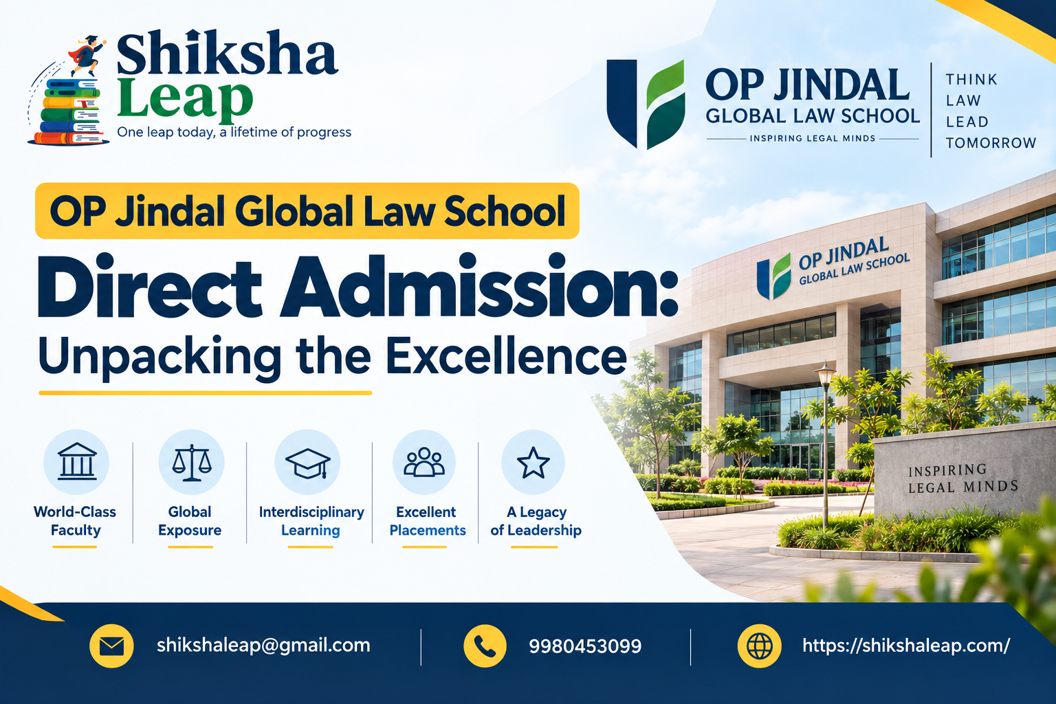 OP Jindal Global Law School Direct Admission 2027: Unpacking the Excellence