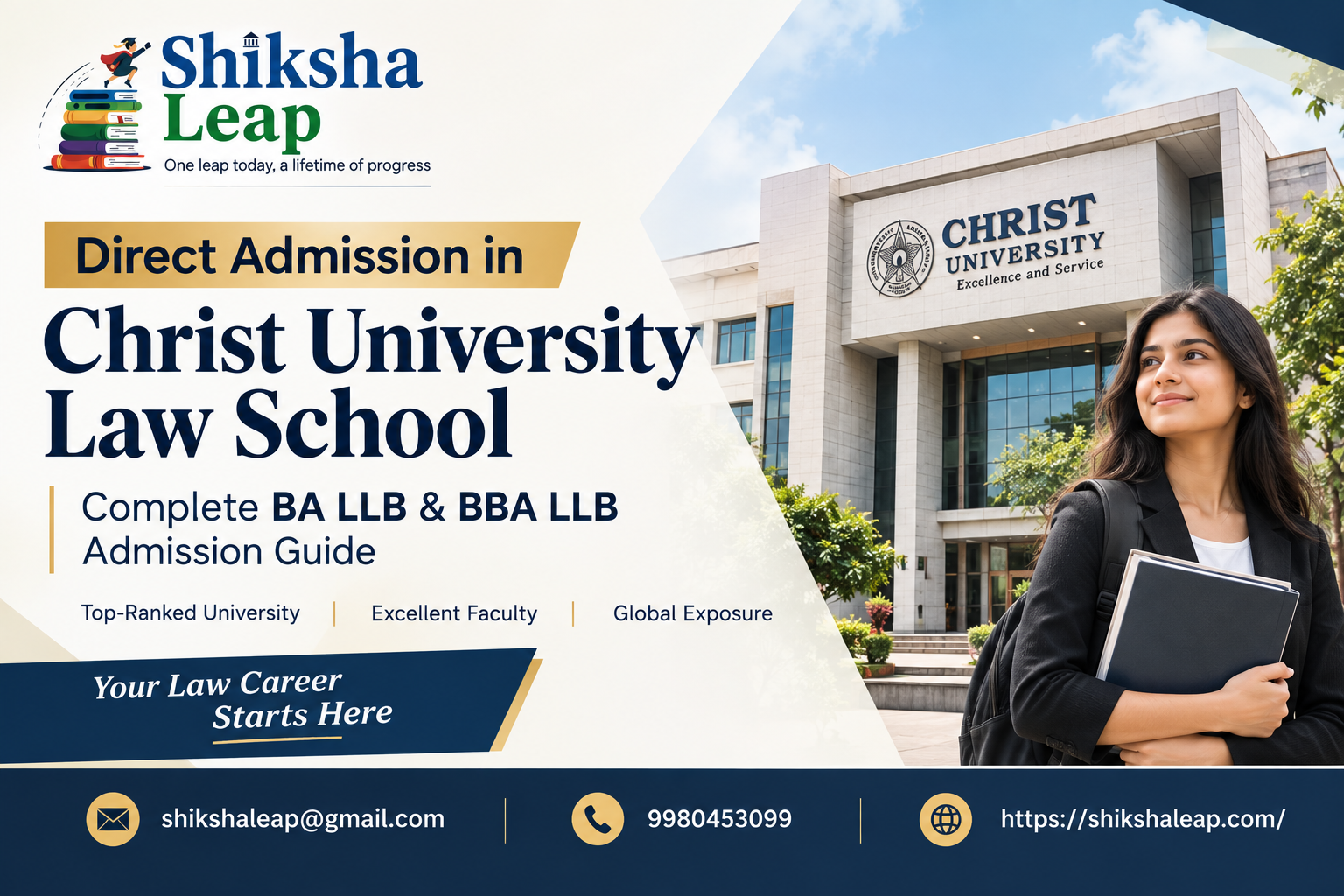 Direct Admission in Christ University Law School 2027: Complete BA LLB & BBA LLB Admission Guide